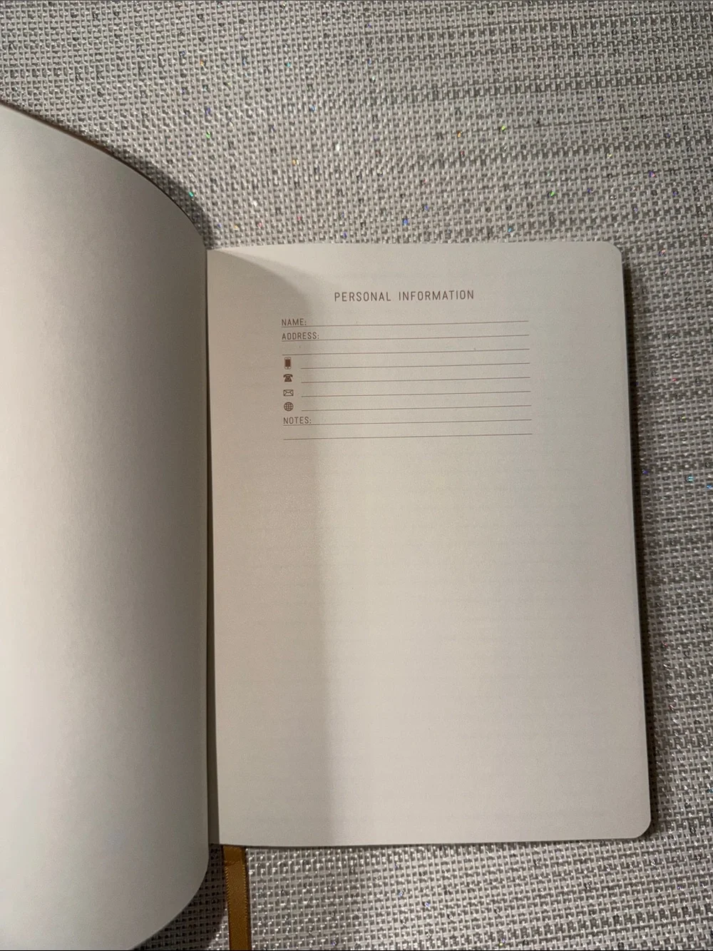 Olive Army Green Faux Suede Ivory lined pages soft cover journal w/book mark